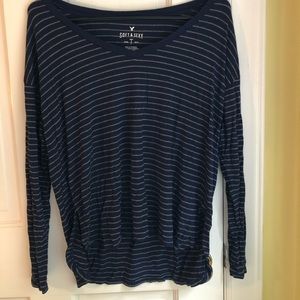 American Eagle Striped Tee